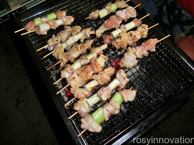 黒木キャンプ場１８　焼き鳥